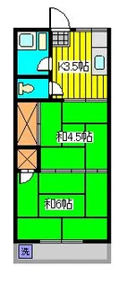 横田荘【1階】の間取り