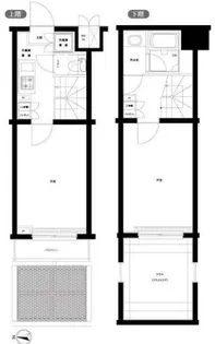 ルーブル早稲田六番館の間取り
