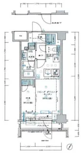 リビオレゾン参宮橋【1階】の間取り