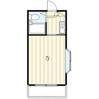 ジュネパレス相模原第17【4階】の間取り