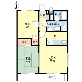 アンシャンテ【1階】の間取り