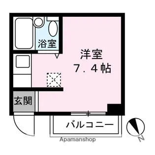 ルミエール渡辺【2階】の間取り