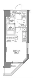 ザパークハビオ神楽坂香月【3階】の間取り