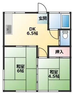 平和荘【1階】の間取り