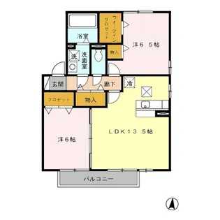 ファインビューI【1階】の間取り