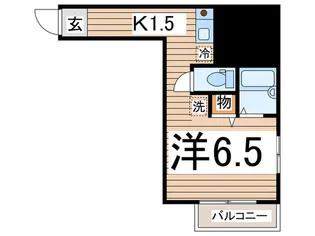 サンパレス大川II【2階】の間取り