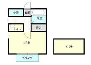 グリーンヨコオ【2階】の間取り