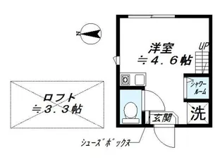 プランドール目黒【1階】の間取り