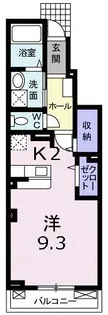 GREEN Court A【1階】の間取り