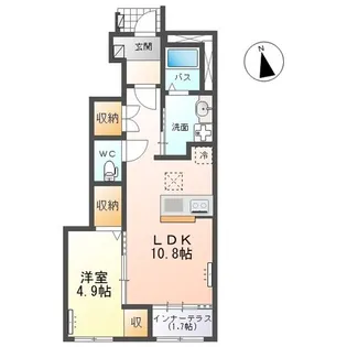 コンフォースN【1階】の間取り