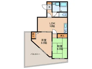 エミール小川【3階】の間取り