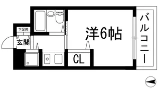 メゾンジュリアナモンド【2階】の間取り