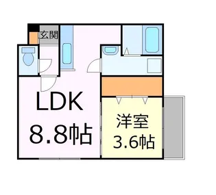 LIISA MARUYAMA【2階】の間取り