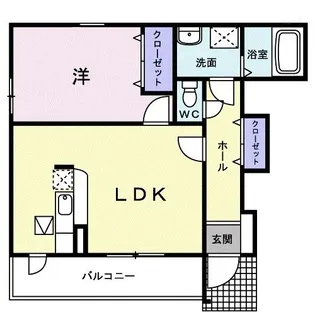 カーサ・イリーデ【1階】の間取り