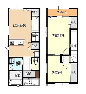 ファイン吉島A棟【1階】の間取り