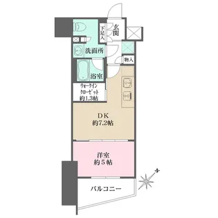 ザ・パークワンズ渋谷本町【4階】の間取り