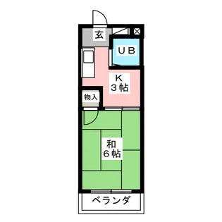 四季の里 弐番館【5階】の間取り