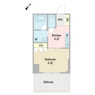 パークホームズ武蔵小山【2階】の間取り