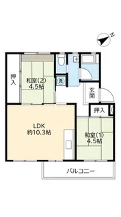 UR鈴蘭台第一【5階】の間取り