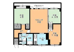 ドルチェ・ヴィータ【3階】の間取り