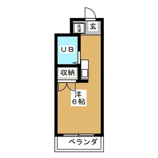 ラッスルリバー二子【2階】の間取り