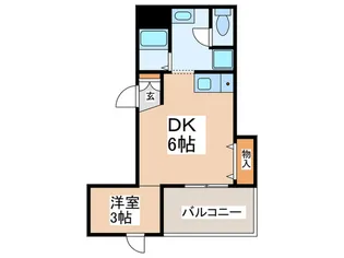 サンパレス弁天【7階】の間取り