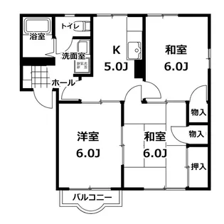 グリーンフォーレB棟【1階】の間取り
