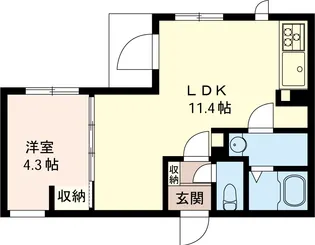 西小山Hillz【3階】の間取り