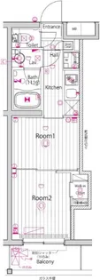 ガーラ・パークヒルズ武蔵小山【2階】の間取り