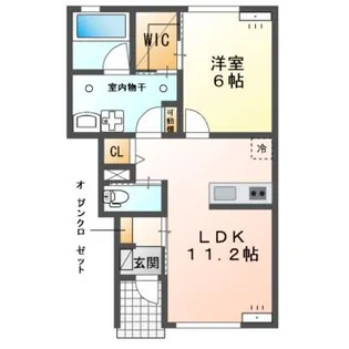 プライム・メゾンA棟【1階】の間取り