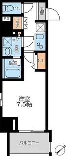 プライマル横濱平沼橋【3階】の間取り