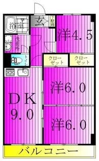 デイズ・ガーデン【3階】の間取り