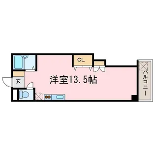 アーバンヴィラ松神子【4階】の間取り