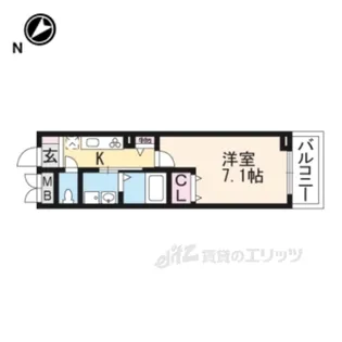 ブライトアイリス【5階】の間取り