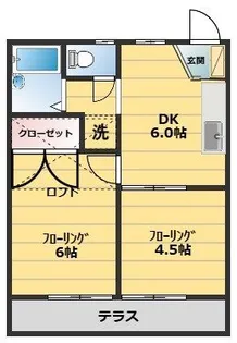 湘南コテージ【1階】の間取り