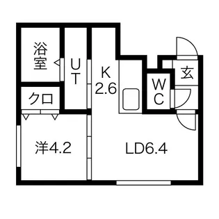 小樽駅前プレジデント【5階】の間取り