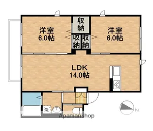Ton1【2階】の間取り