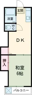 日野田口ハイツ【2階】の間取り