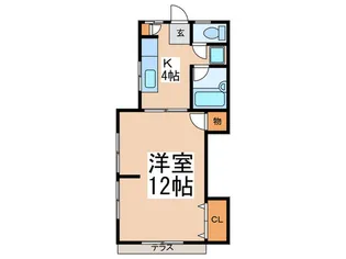 リベルテハイム HTM【1階】の間取り