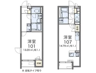 クレイノガーデンハイツWADA(56425)【1階】の間取り