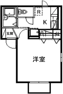 パレットハウス M館【1階】の間取り