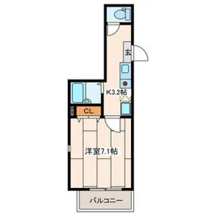 ベル・ヴェール【2階】の間取り