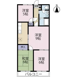 ラ・プリマベーラ【3階】の間取り