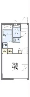 レオパレスMKプラザ【1階】の間取り