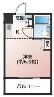トップ桜木町第二【2階】の間取り