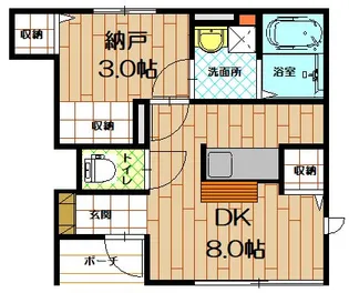 sora境町【1階】の間取り