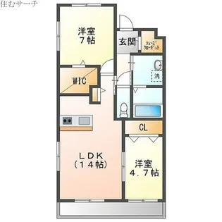 Sorte【3階】の間取り