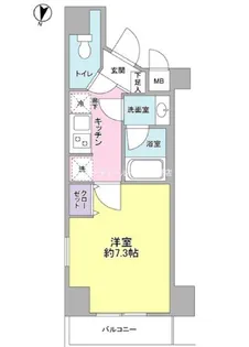 池之端加茂ビルC【2階】の間取り