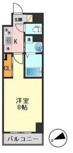ガーネットロワ【5階】の間取り