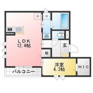 Fontana Doro【3階】の間取り
